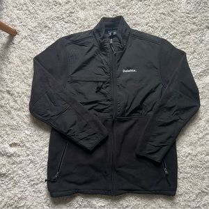 Deloitte branded Charles River Full Zip jacket